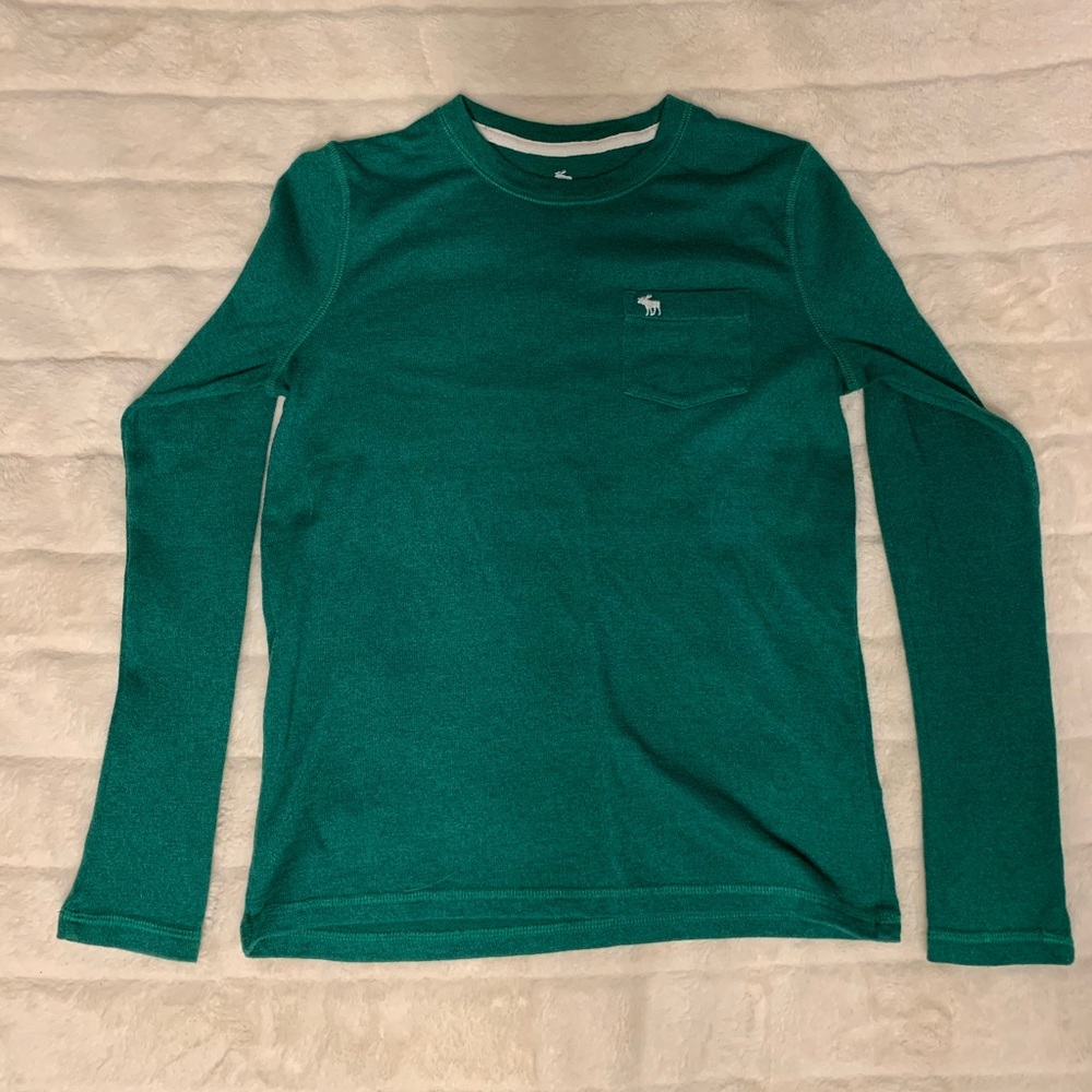 green abercrombie and fitch long sleeve